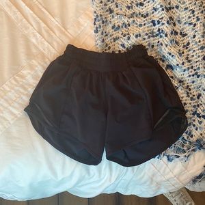 Lululemon black shorts 4inch size 0